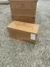 LOT OF 10 BRAND NEW Amazon Basics Upholstered Storage Rectangular Ottoman and Entryway Bench, Charcoal Gray -WILL SHIP