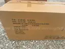 LOT OF 10 BRAND NEW Amazon Basics Upholstered Storage Rectangular Ottoman and Entryway Bench, Charcoal Gray -WILL SHIP