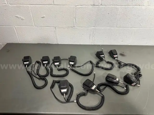 Lot of 10 Federal Signal Smart Siren PA Microphones -WILL SHIP