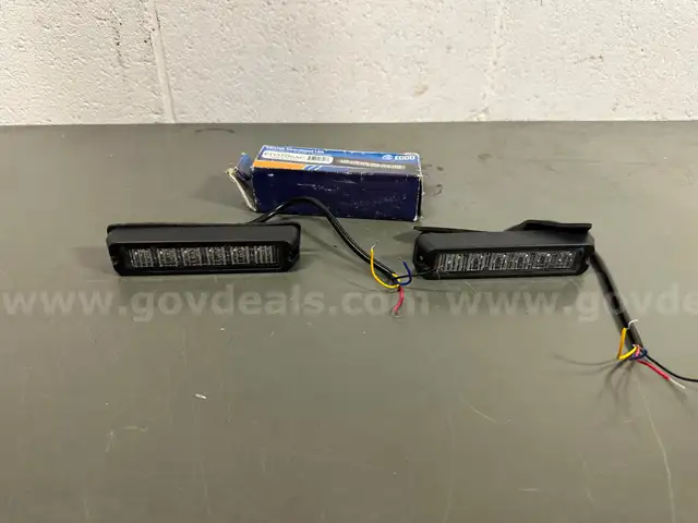 Brand New Pair Ecco(Code 3) ED3706AC A/W Surface Mount Warning Lights-WILL SHIP