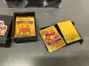 3 Boxes of SEALED 86 Count Pokemon Gold Foil Cards With Carry Bags-WILL SHIP