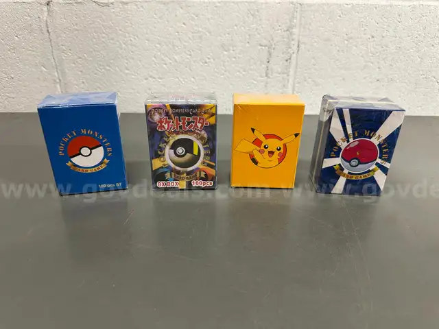 Lot of 4 Pokemon Pocket Monsters Packs-WILL SHIP