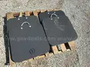 Lot Of 4 Brand New Custom Truck One Source 24x24 Square Poly Outrigger Jack Pads-WILL SHIP