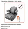 Brand New Comfort Elite Suspension Seat For Lawn Mower, Forklift, Equipment -WILL SHIP