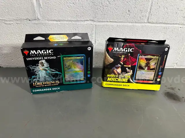 Pair Of Magic The Gathering Commander Decks-WILL SHIP