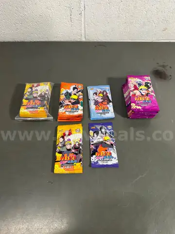 Large Lot of 50 Naruto Trading Cards-WILL SHIP