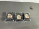 3 Boxes of SEALED 86 Count Pokemon Gold Foil Cards With Carry Bags-WILL SHIP