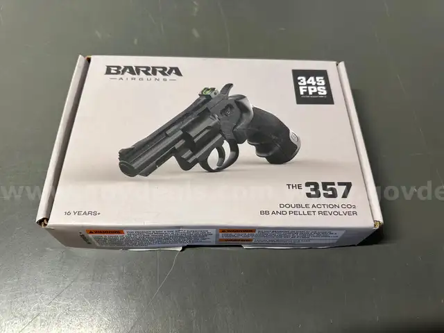 Brand New Barra The 357 2.5 Inch BB Gun Revolver, Air Gun, CO2 Pistol, .177 Caliber BB Pistols, Gunmetal-WILL SHIP