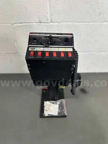 Federal Signal PA300 Siren, Switchbox and Mounting Stand-WILL SHIP