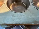 Large Lot Of Used Chicago Metallic 43037 Commercial Bakery Mini Cake Pans-WILL SHIP