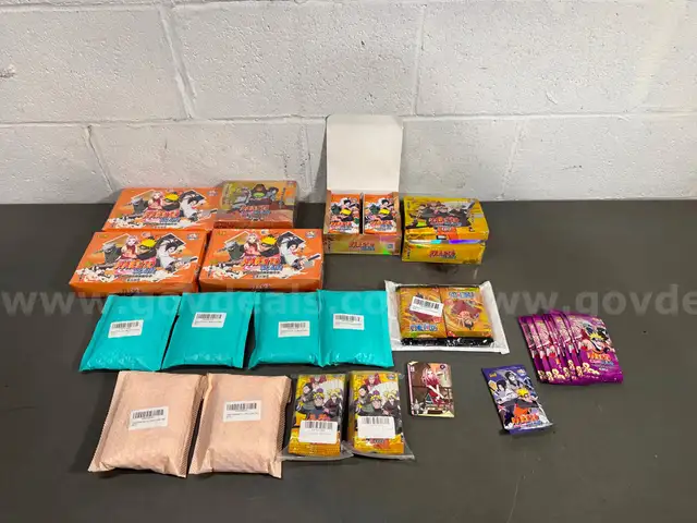 Large Lot Of New Sealed Naruto Trading Cards-WILL SHIP