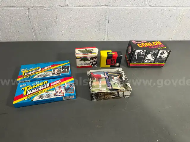 Lot of 6 Boxes of Baseball Cards-WILL SHIP