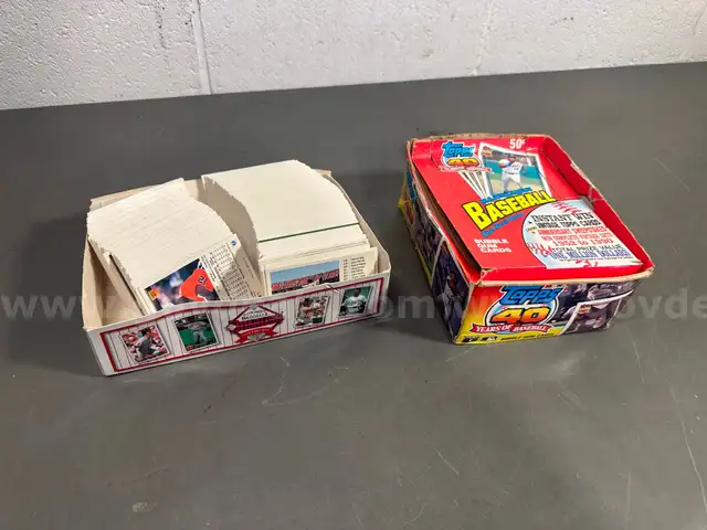 Topps 40 Years Of Baseball &#x26; Donruss 1993 Box Sets-WILL SHIP