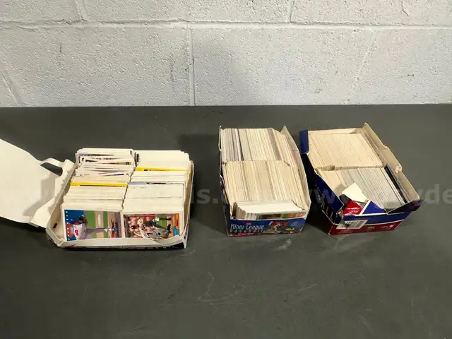 3 Boxes of MLB &#x26; Minor Leaque Baseball Card Sets-WILL SHIP