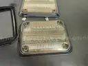 Pair of RED Whelen 900 Series Steady Burn Lights-WILL SHIP