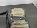 Pair of RED Whelen 900 Series Steady Burn Lights-WILL SHIP