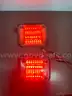 Pair of RED Whelen 900 Series Steady Burn Lights-WILL SHIP