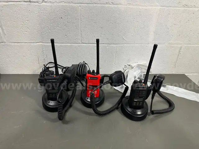Lot of 3 Motorola HT1250 Portable Radios-WILL SHIP