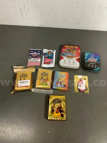 Lot of New Football(Soccer) &#x26; Baseball Cards-WILL SHIP