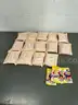 Lot of 15 Packs of Yellow Naruto Trading Cards, 12 Packs Each-WILL SHIP