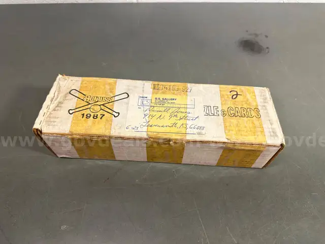 Donruss 1987 Baseball Card Box-WILL SHIP
