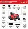 Brand New Craftsman T110 42-in 17.5 -HP Single Cyl. Gas Lawn tractor-WILL SHIP