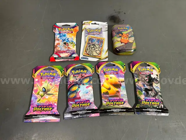 Pokemon Booster Packs Lot of 7-WILL SHIP