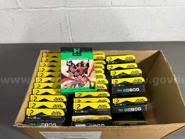 Lot of 31 HRO Black Adam Hybrid NFT Trading Cards-WILL SHIP