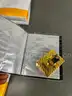 Lot of 3 Pokemon TCG Sleeve Binders &#x26; 55 Card Gold Foil Packs-WILL SHIP