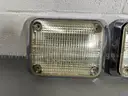 Pair of RED Whelen 900 Series Steady Burn Lights-WILL SHIP