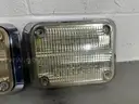 Pair of RED Whelen 900 Series Steady Burn Lights-WILL SHIP