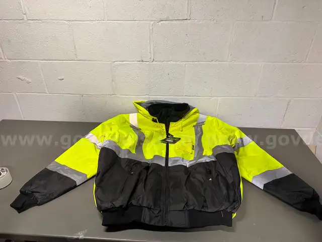 NEW Lift Safety 2-XL Reflective Jacket W/ Removable Hood/Liner-WILL SHIP