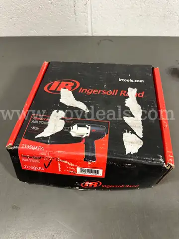 Lightly Used Ingersoll Rand 2135QXPA Quiet Air Impact Wrench, 1/2in. 1100 Ft./Lbs.-WILL SHIP
