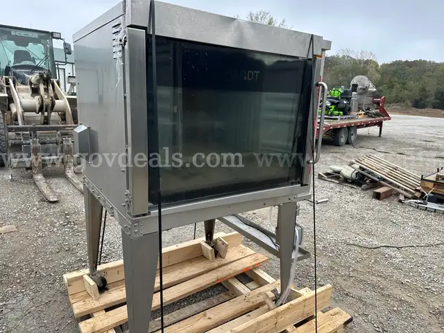 USED Hardt Inferno 4500 40 Chicken, 8 Spits, Natrual Gas Self Cleaning Rotisserie-WILL SHIP