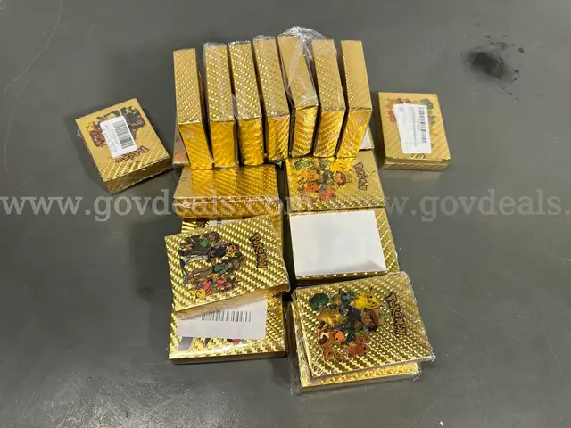 Lot of 20 Pokemon 55 Card Gold Foil Deck Packs-WILL SHIP