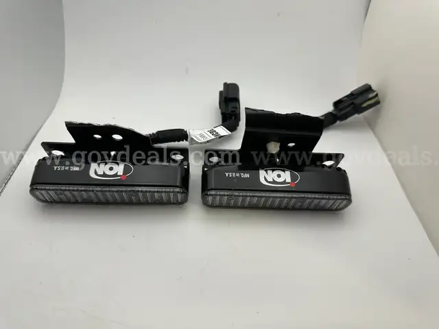 Pair 2024 Takeoff Whelen Ions Red &#x26; Blue, Under Warranty -WILL SHIP