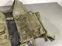 Army Surplus OD Green Plate Carrier Vest With Accessories -WILL SHIP