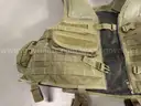 Army Surplus OD Green Plate Carrier Vest With Accessories -WILL SHIP