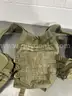 Army Surplus OD Green Plate Carrier Vest With Accessories -WILL SHIP
