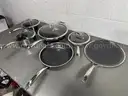 10 Piece Lot of Used Hexclad Cookware-WILL SHIP