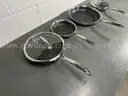 6 Piece Lot of Used Henckles Paradigm Ceramic SS Cookware-WILL SHIP