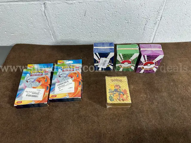Pokemon Pocket Monster, Gold Foil and EXGX Lot-WILL SHIP