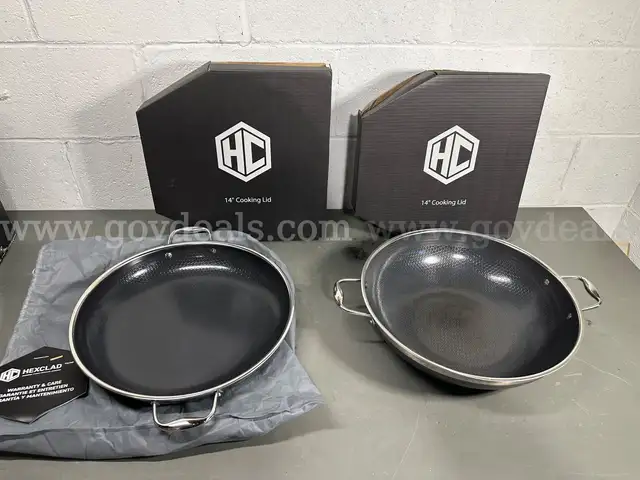 4 Piece Hexclad Cookware Set-WILL SHIP