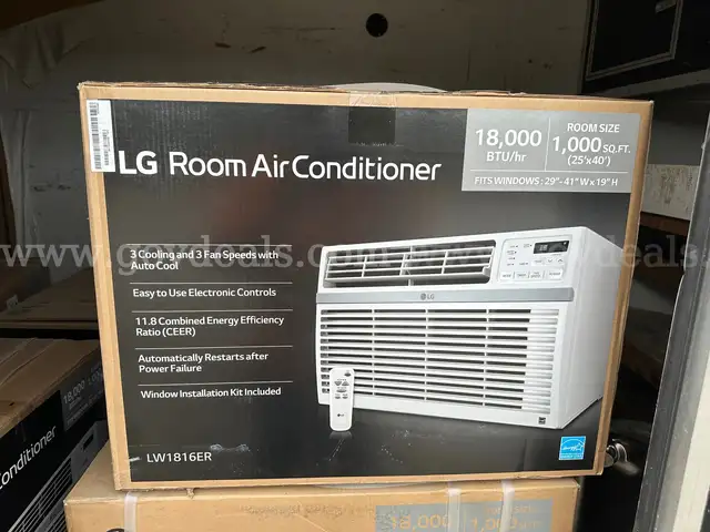 Brand New LG 18,000 BTU Window Air Conditioner -WILL SHIP