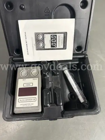 Intoximeters Alco Sensor III Handheld Breathalyzer Screener - Alco-Sensor III Meter w/Mouthpiece -WILL SHIP
