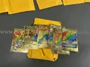 43 Pokemon Gold Metal Cards-WILL SHIP