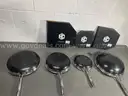 Brand New 7 Piece Lot Fry Pan Hexclad Cookware Set-WILL SHIP