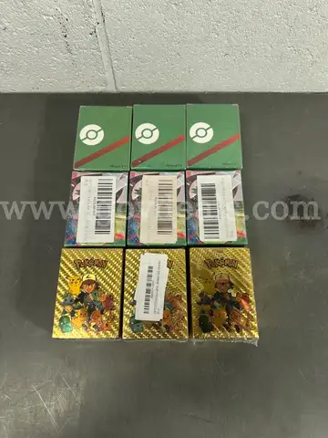 Mixed Box of 9 Various Pokémon Card Packs-WILL SHIP
