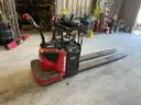 Low Hour 2014 Raymond 8410 Electric End Rider Double Pallet Truck -WILL SHIP