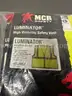 Bag of 10 Brand New MCR Safety Luminator Hi-Viz Safety Vests Size Large-WILL SHIP